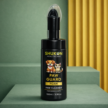 Shukon Healthcare Paw Guard Foam – Gentle Paw Cleaner for Dogs & Cats (100ml)